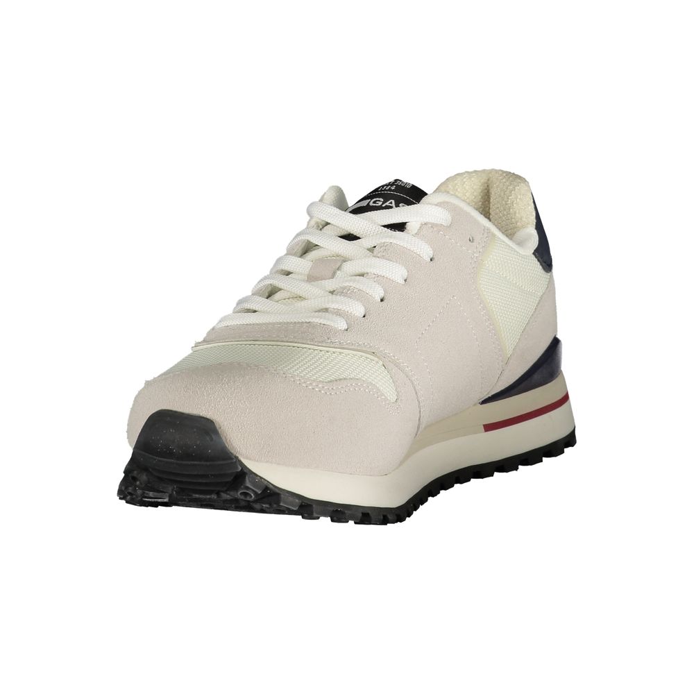 Gas Bianco Polyurethane Men Sneaker - ALBA MIX