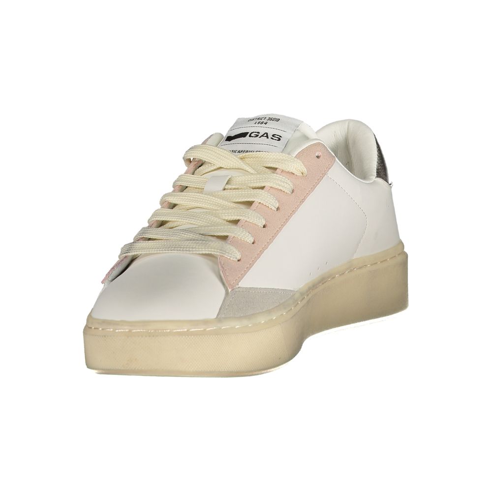 Gas Leonard Mix White Polyurethane Women's Sneaker