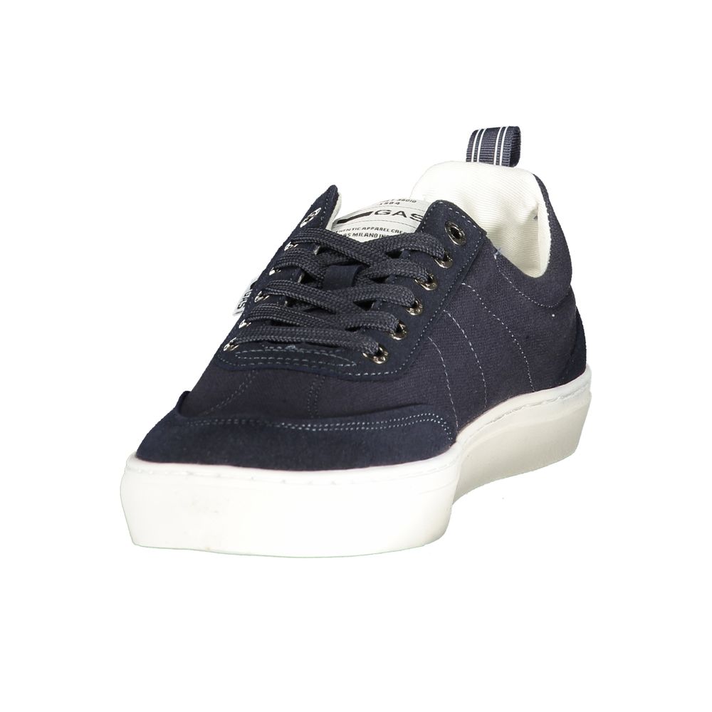 Sneakers Gas Hancock Low Mix Bleu pour Homme