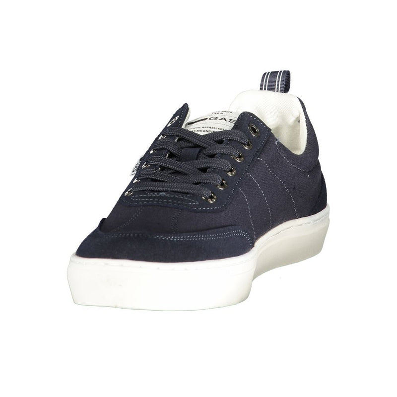 Sneakers Gas Hancock Low Mix Bleu pour Homme