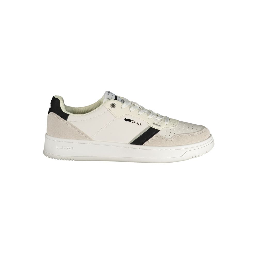 Gas Ken LTX White Polyurethane Men Sneaker