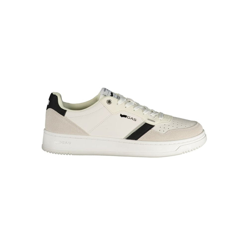 Gas Ken LTX White Polyurethane Men Sneaker