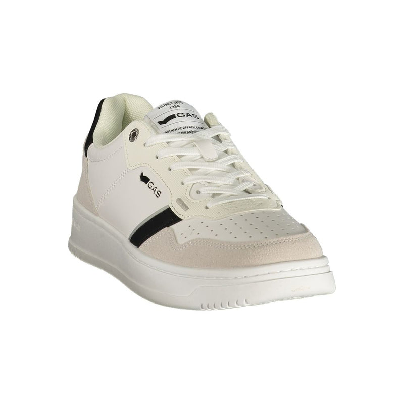 Gas Ken LTX White Polyurethane Men Sneaker