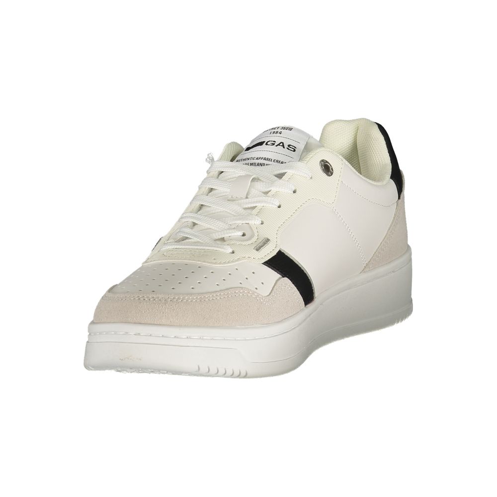 Gas Ken LTX White Polyurethane Men Sneaker