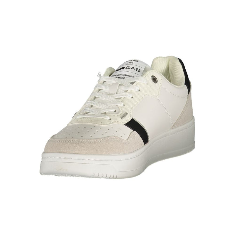 Gas Ken LTX White Polyurethane Men Sneaker