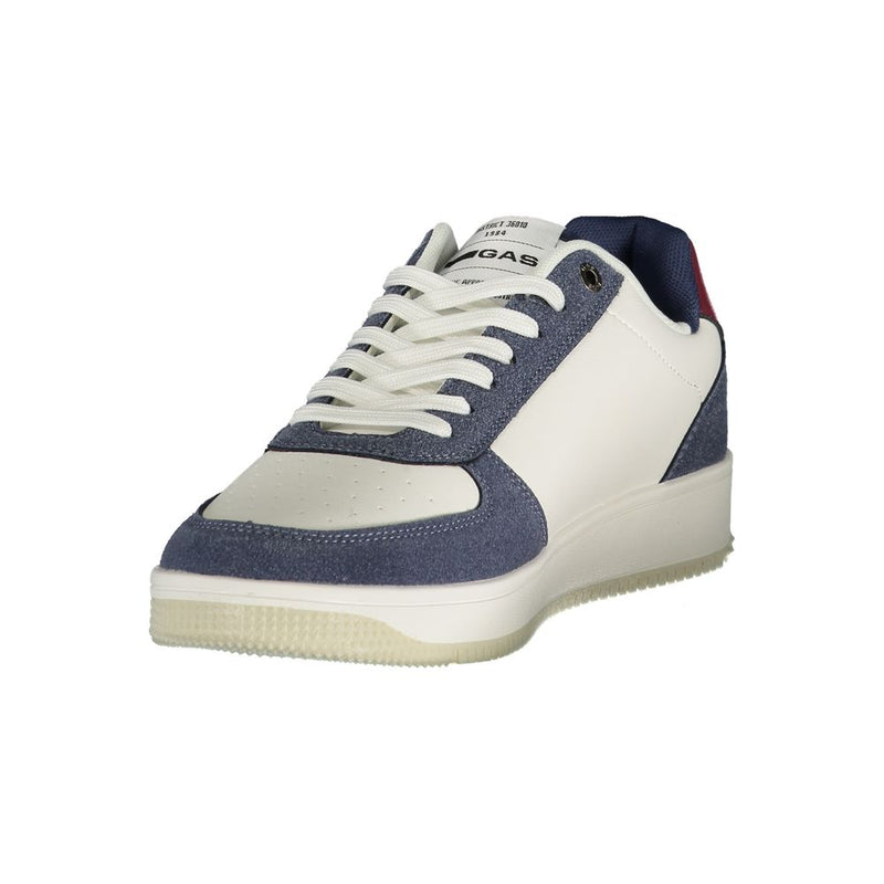 Gas Kevin Mix White Polyurethane Men Sneaker