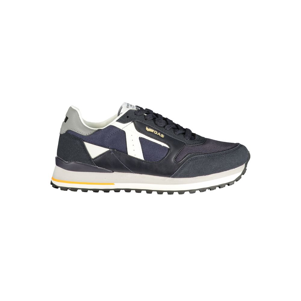 Gas Malik Mix Blue Polyurethane Men Sneaker
