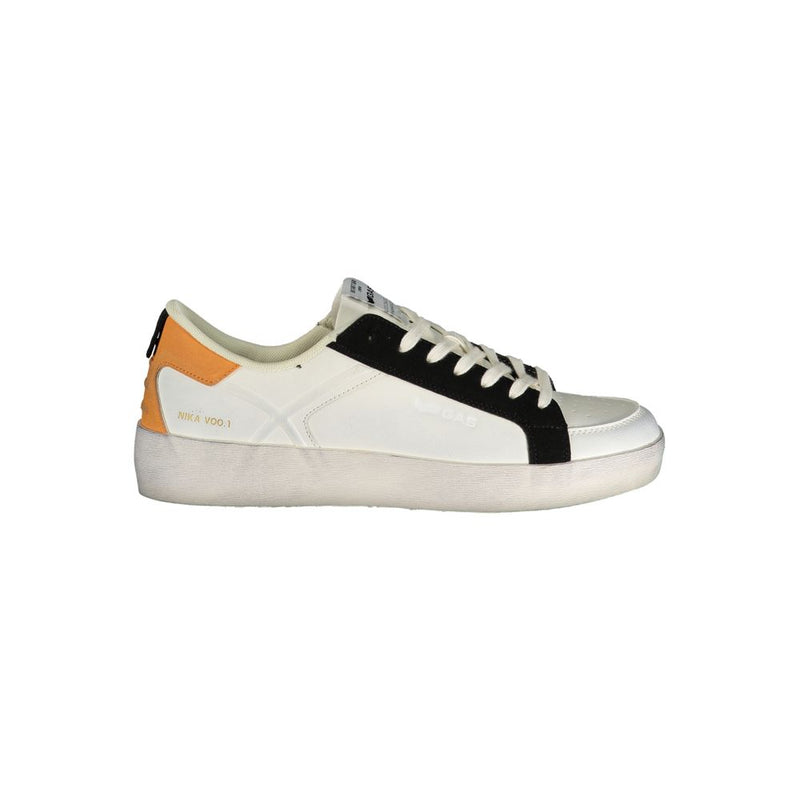 Gas NIKA GS MIX White Polyurethane Men's Sneaker