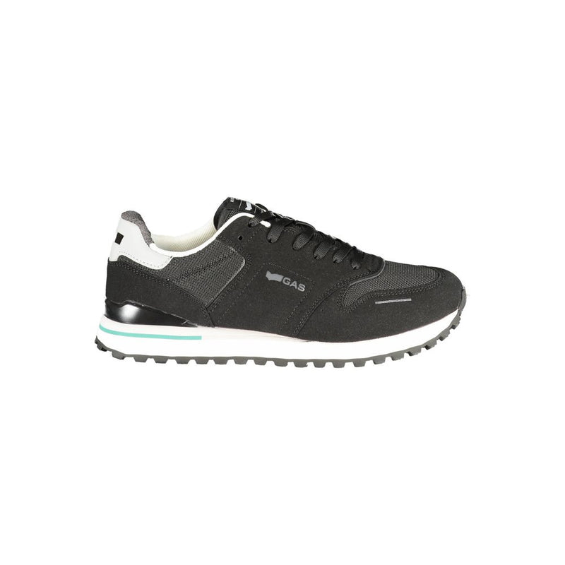 Gas Nero Polyurethane Men Sneaker - Black