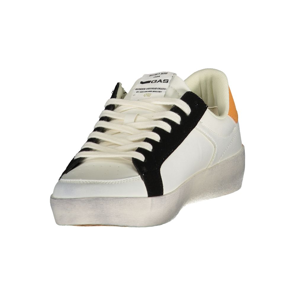 Gas NIKA GS MIX Men's White Polyurethane Sneakers