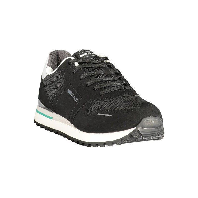 Gas Nero Polyurethane Men Sneaker - Black