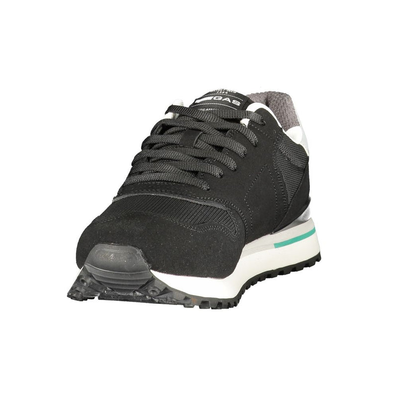 Gas Nero Polyurethane Men Sneaker - Black