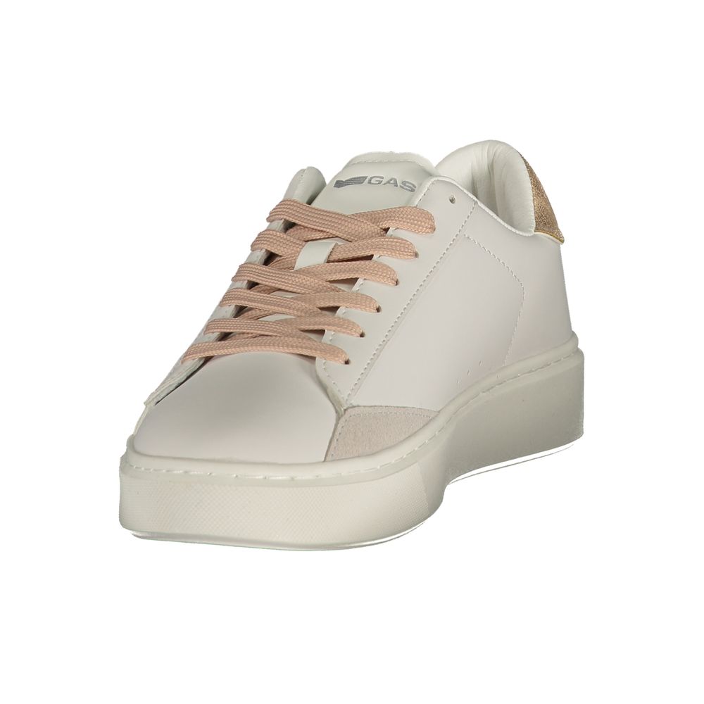 Gas Bianco Polyurethane Women Sneaker - LEONARD LTX