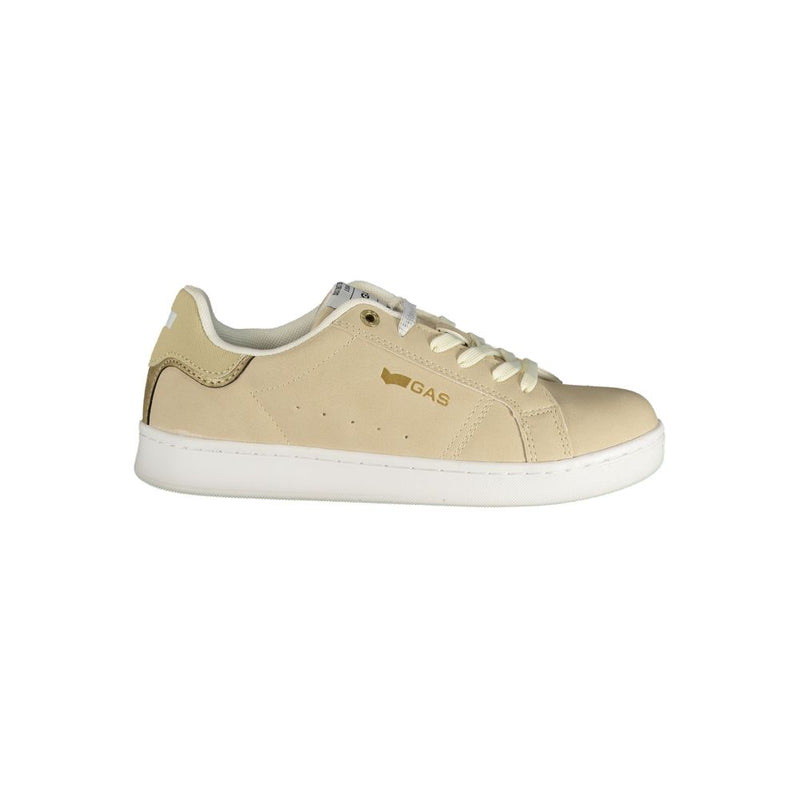 Gas Beige Polyester Women Sneaker - Stylish and Comfortable