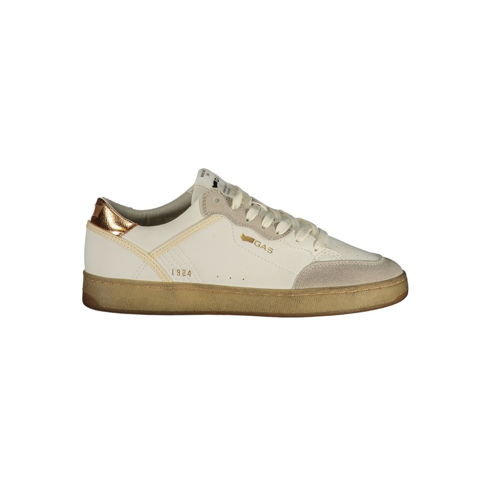 Gas Bianco Poliuretano Femme Sneaker - Élégance Sportive