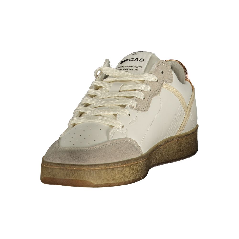 Gas Bianco Poliuretano Femme Sneaker - Élégance Sportive