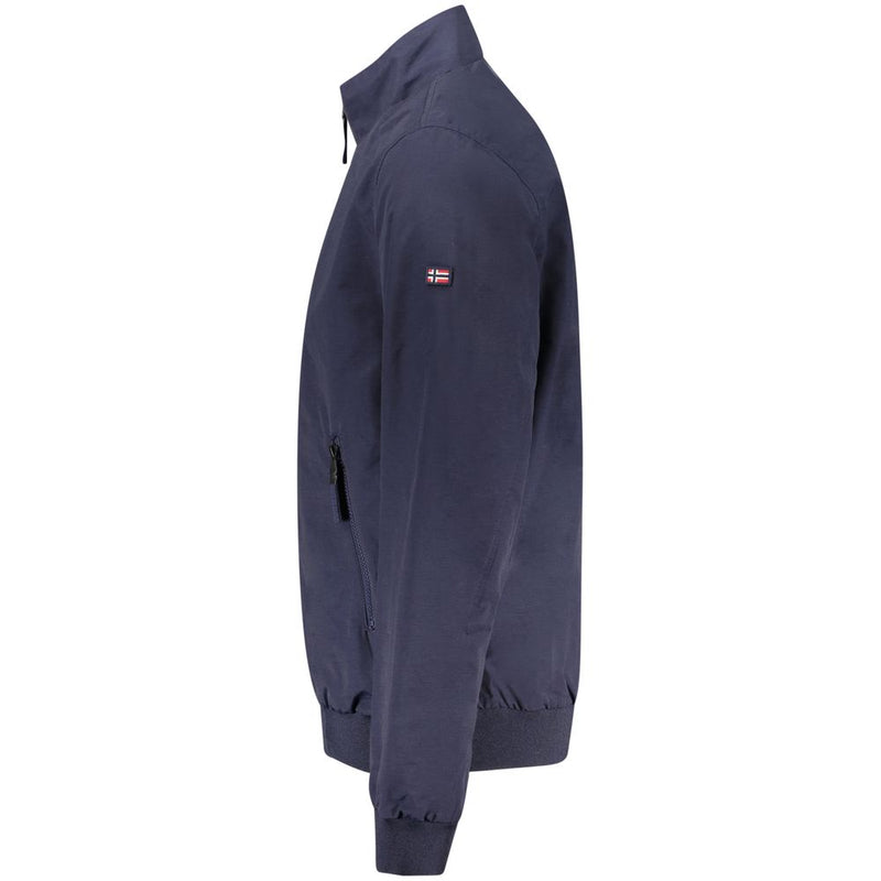 Norway 1963 Blue Cotton Men's Jacket - Stylish & Functional