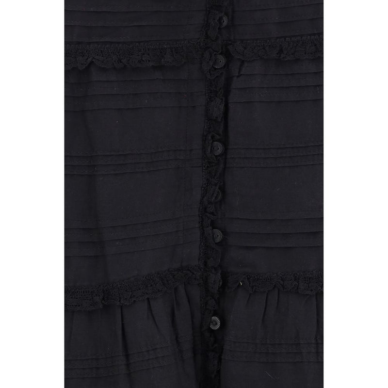 Jupe longue Marant Etoile noire en viscose