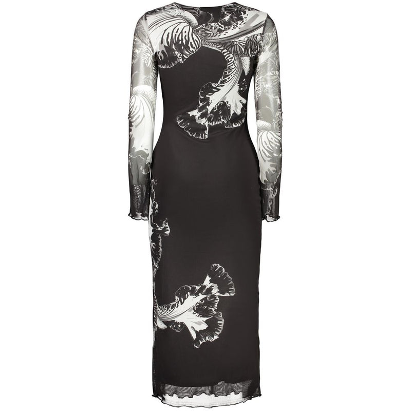 Desigual Reims Lacroix Black Long-Sleeved Dress for Women