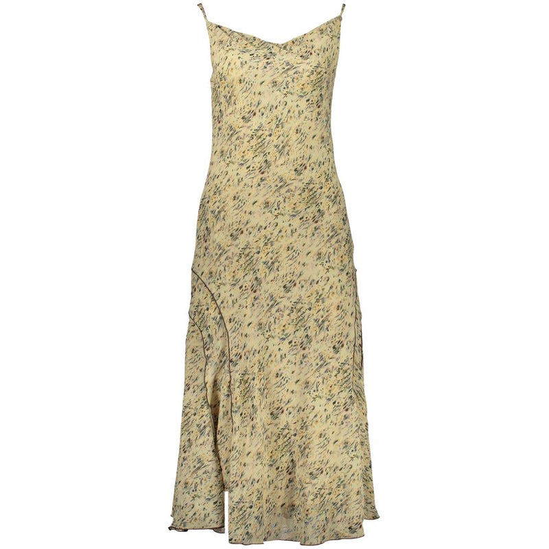 Desigual Beige Polyester Women Dress - Grunge Glamour
