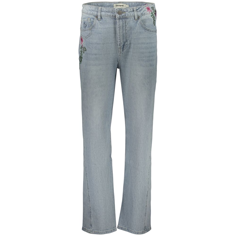 Desigual Azzurro Jean en Coton pour Femmes