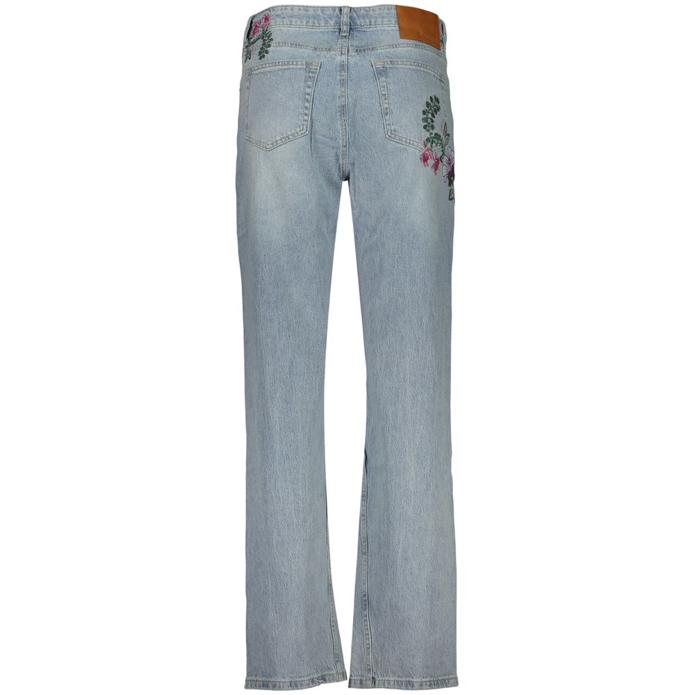 Desigual Azzurro Jean en Coton pour Femmes