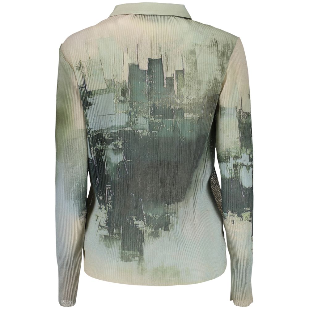 Desigual Rotterdam Green Polyester Women Shirt