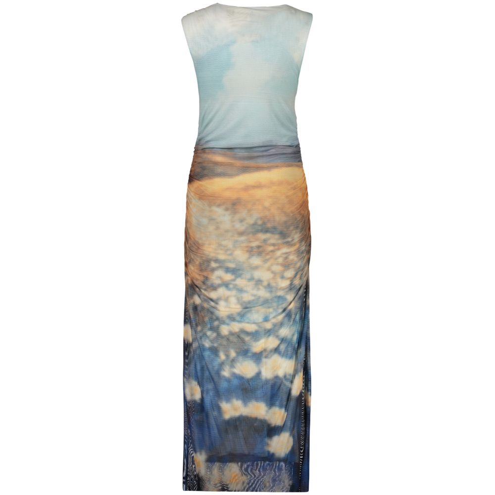 Robe Longue Azzurro en Polyester pour Femme - Desigual