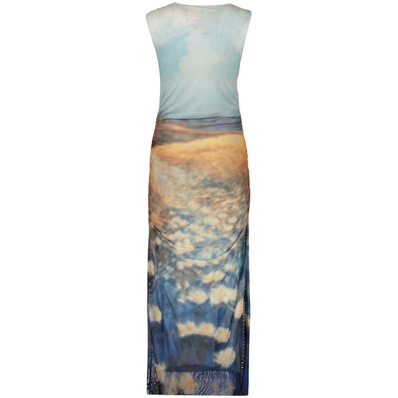 Robe Longue Azzurro en Polyester pour Femme - Desigual