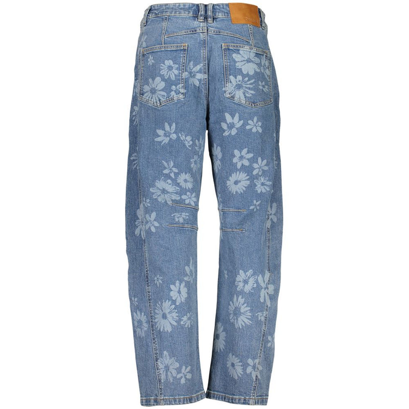 Desigual Azzurro Cotton Women's Jean - Stylish & Comfortable