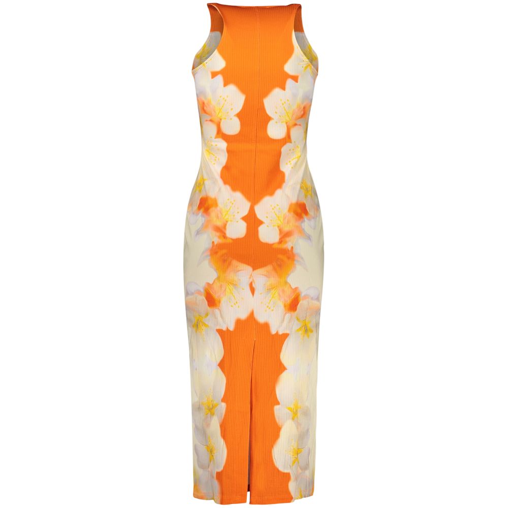 Desigual Arancione Viscosa Robe Femme