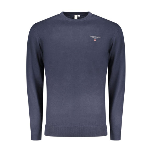 Accademia Militare Blue Cotton Men's Sweater - Stylish & Comfortable