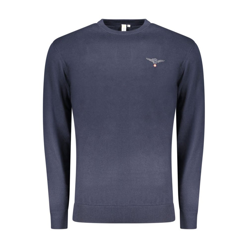 Accademia Militare Blue Cotton Men's Sweater - Stylish Comfort
