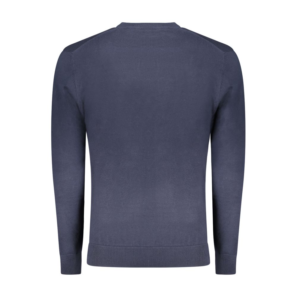 Accademia Militare Blue Cotton Men's Sweater - Stylish Comfort
