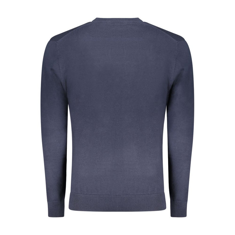 Accademia Militare Blue Cotton Men's Sweater - Stylish Comfort