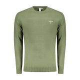 Accademia Militare Verde Sweater en Coton pour Hommes - Élégance et Confort