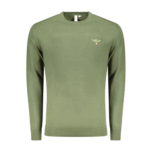 Accademia Militare Verde Cotton Men Sweater - Élégant et Confortable