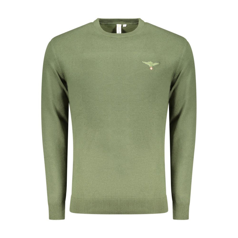 Accademia Militare Verde Cotton Sweater for Men - Stylish Comfort