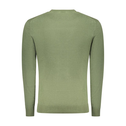 Accademia Militare Sweater en Coton Vert pour Hommes