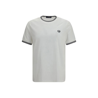 T-shirt en coton blanc Fred Perry