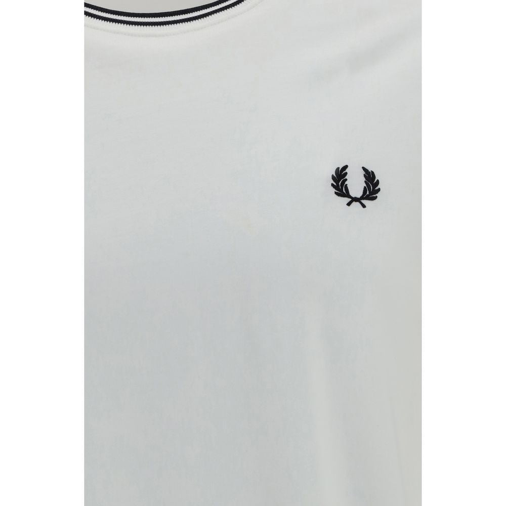 T-shirt en coton blanc Fred Perry