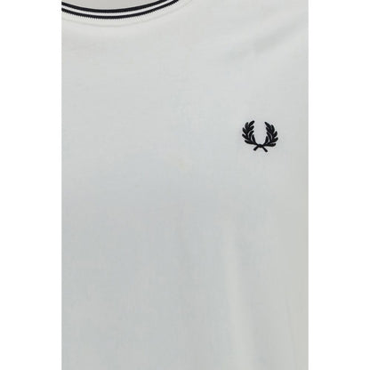 T-shirt en coton blanc Fred Perry