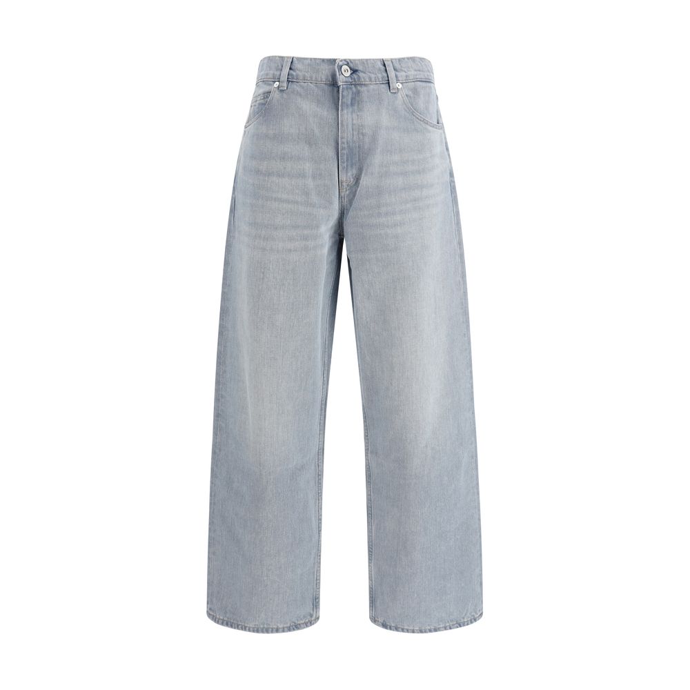 Our Legacy Blue Cotton High-Waisted Jean - Vast Cut Pale Coast Wash