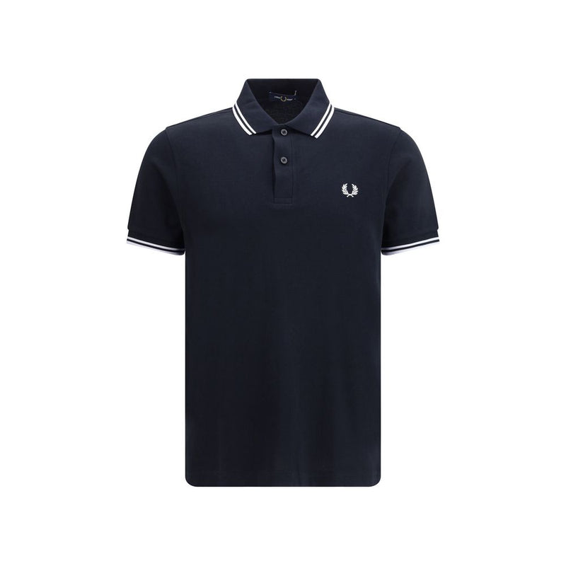 Polo Fred Perry bleu en coton