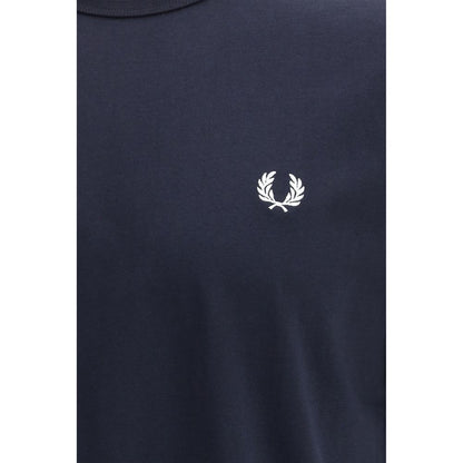 Fred Perry blauwe sportkleding van katoen
