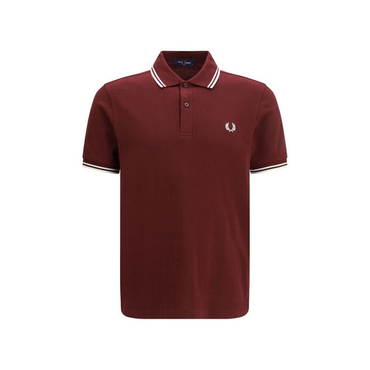 Fred Perry Bordeaux Katoenen Poloshirt