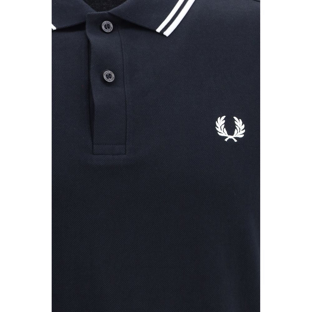 Polo Fred Perry en coton bleu