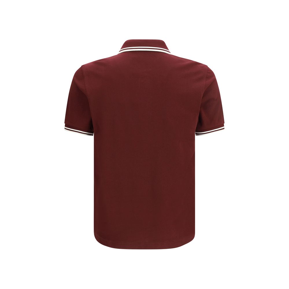 Polo Fred Perry en coton bordeaux