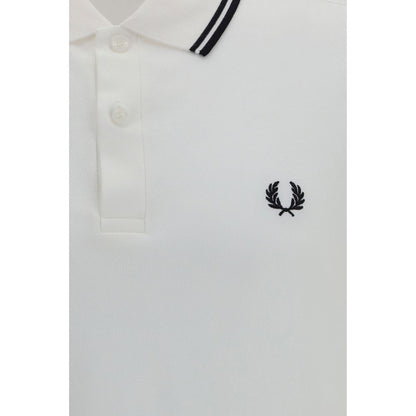 Fred Perry Wit Katoenen Poloshirt