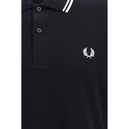 Polo Fred Perry en coton noir